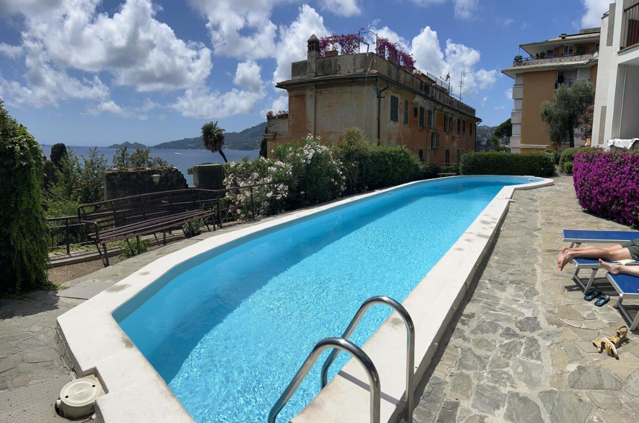 Nautilus Vista Mare Mozzafiato A 180 Gradi- Posto Auto Privato - 2 Camere Matrimoniali Piu 1 Divano Letto Singolo-Sky,Netflix-Wifi 200Mg Рапалло Екстер'єр фото